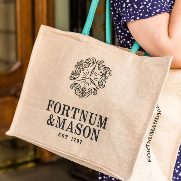 Fortnum & Mason Jute Shopping Tote Bag - Picture 5 of 6